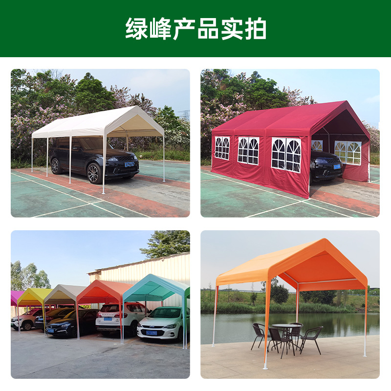 Internet-famous market night market tent manufacturer sunshade, rainproof parking shed, commercial stall tent, four-corner advertising tent Specification image