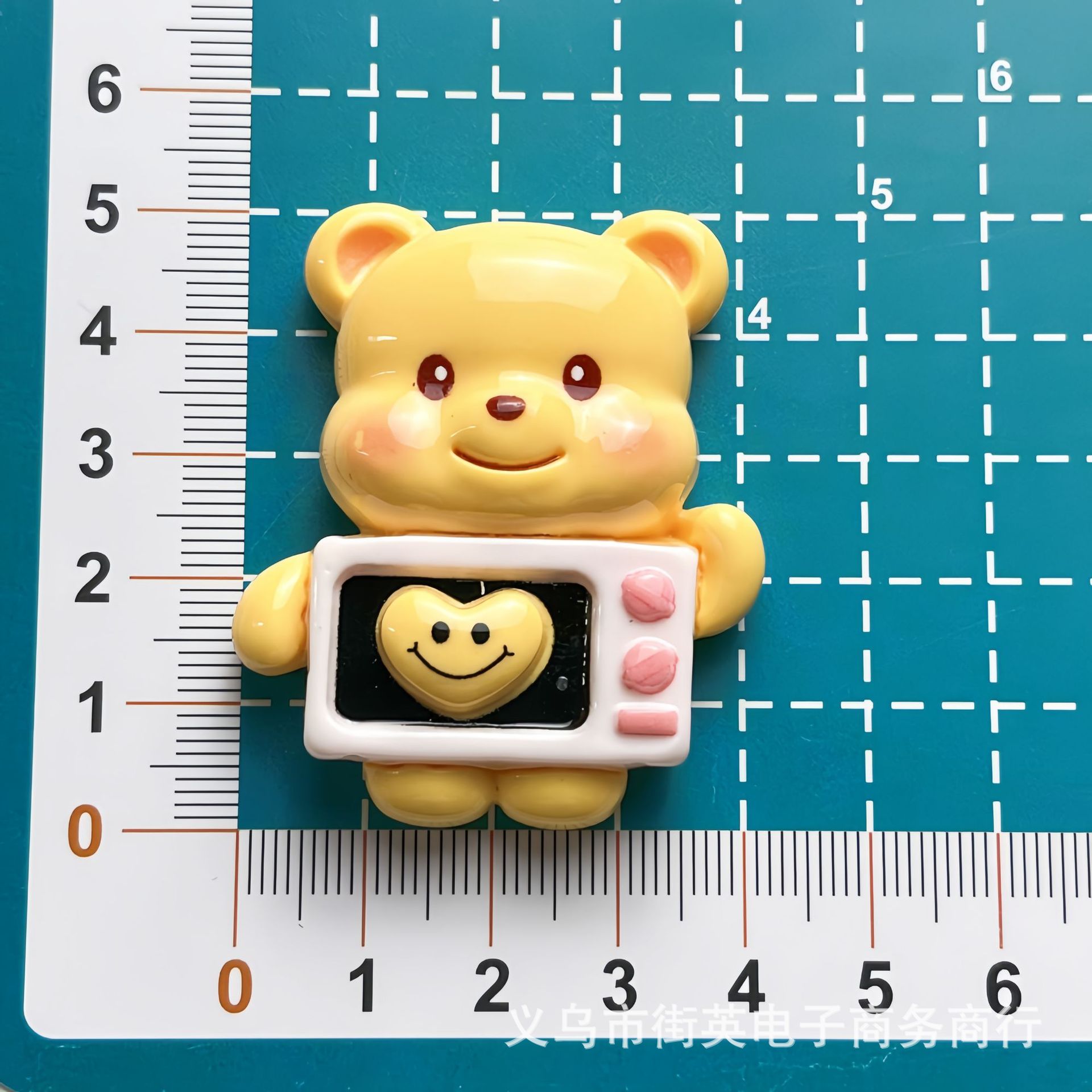 卡通可爱奶呼黄油小熊卖萌树脂装饰配件手工工艺品饰品材料批发详情11