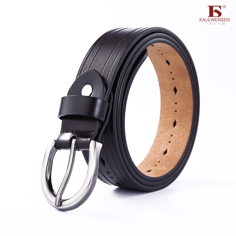 Factory wholesale popular leather strap women's antique denim belts are simple, fashionable and versatile. Korean-style skirt belts are suitable for all seasons Item Picture