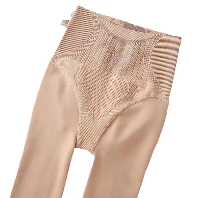 New Flower Fairy high-waisted, belt-slimming, hip-lifting mask, water light socks, leg-slimming wonder, natural nude one-piece pants, water light pants Item Picture