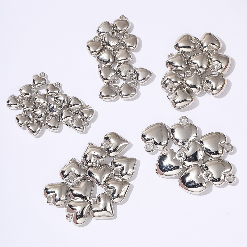 BBC银色桃/配件/桃心细节图