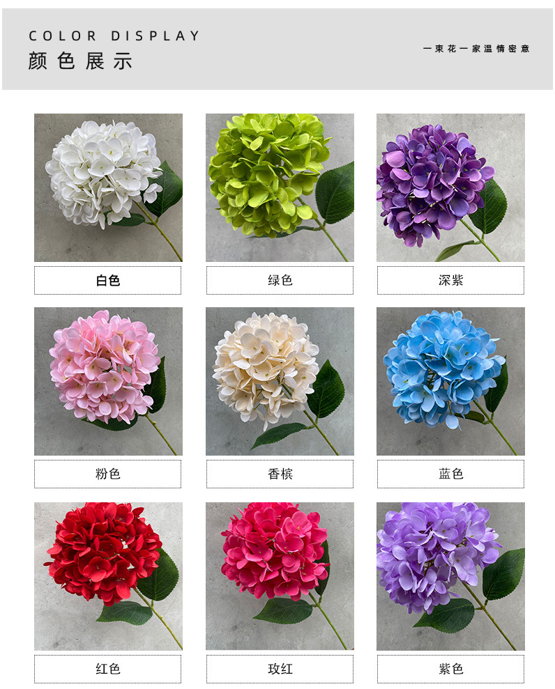 2025新款推荐单只棒棒糖绣球婚礼堂酒店家居装饰道具插花设计软装详情3