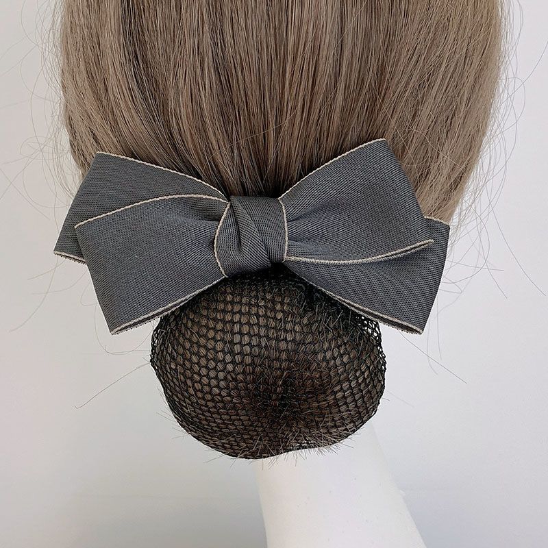 Nurse, hairpin, female hotel job, occupation, hairnet, flight attendant, bow, updo, bank hairpin, hair accessory, net bag pic 5