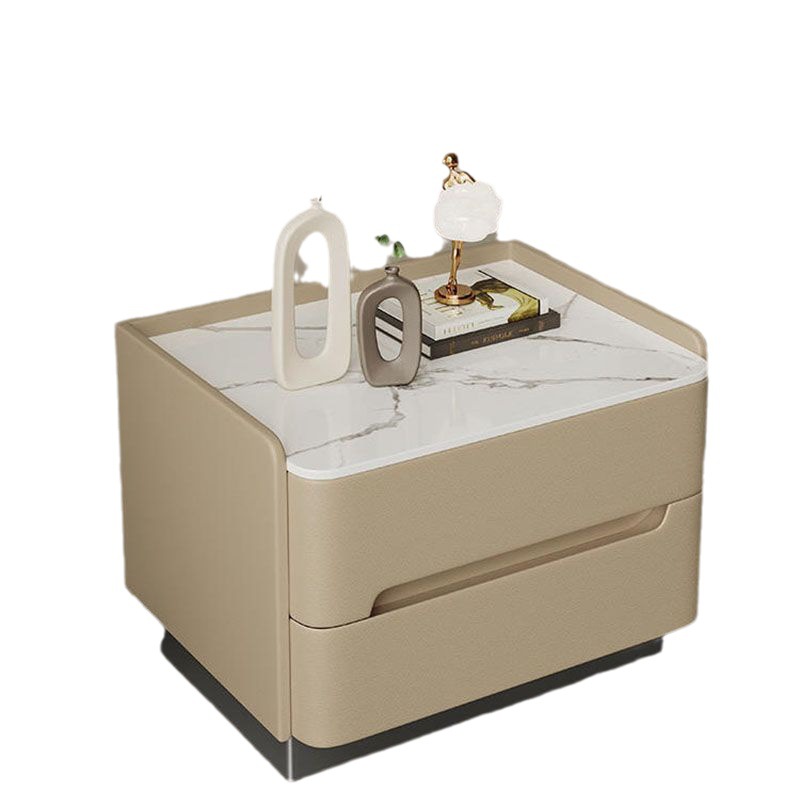 A new, light luxury, modern and simple solid wood bedside table that requires no installation. It is a popular home bedside cabinet for the bedroom Item Picture
