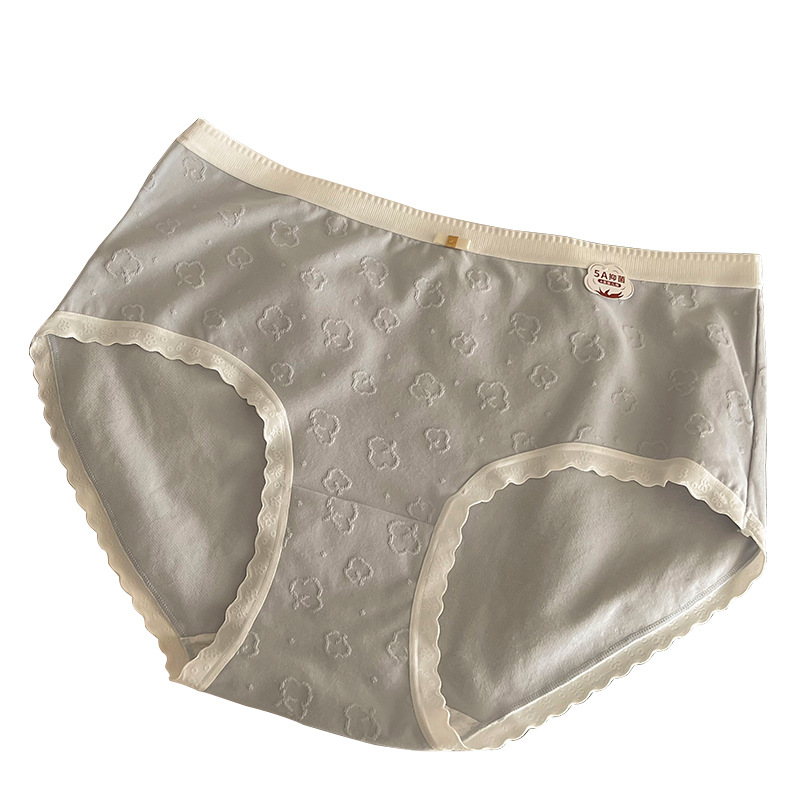 Large Size Women's Underwear Women's Mid-Waist Fat Mm200 Catties Hip Lift Breathable Pure Cotton Crotch Anti-Bacterial Day Belly Compression Briefs Item Picture
