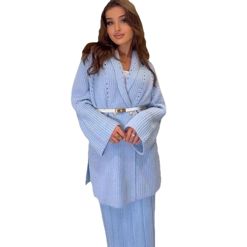 European and American autumn and winter sweaters for 2024, Amazon's best-selling bathrobes, cardigans, knitted dresses, slimming V-neck tops and jackets Item Picture