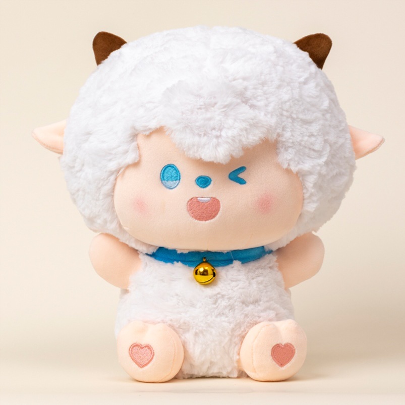 毛绒玩具/玩偶/卡皮巴拉/公仔/三丽鸥白底实物图