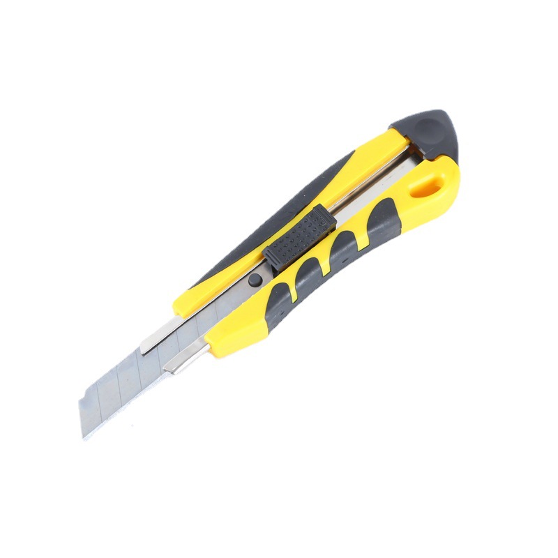 Factory direct supply wholesale of rubber-coated utility knives, large portable express unboxing paper cutting knives, multi-functional paper cutting knife sets Item Picture