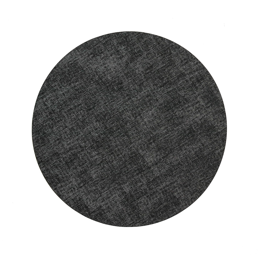 Fupei cross border round pvc cuero almohadilla patrón de tela viento nórdico estera occidental estera de mesa de hotel impermeable anti-aceite antideslizante antiescaldante resistente al desgaste almohadilla aislante Item Picture