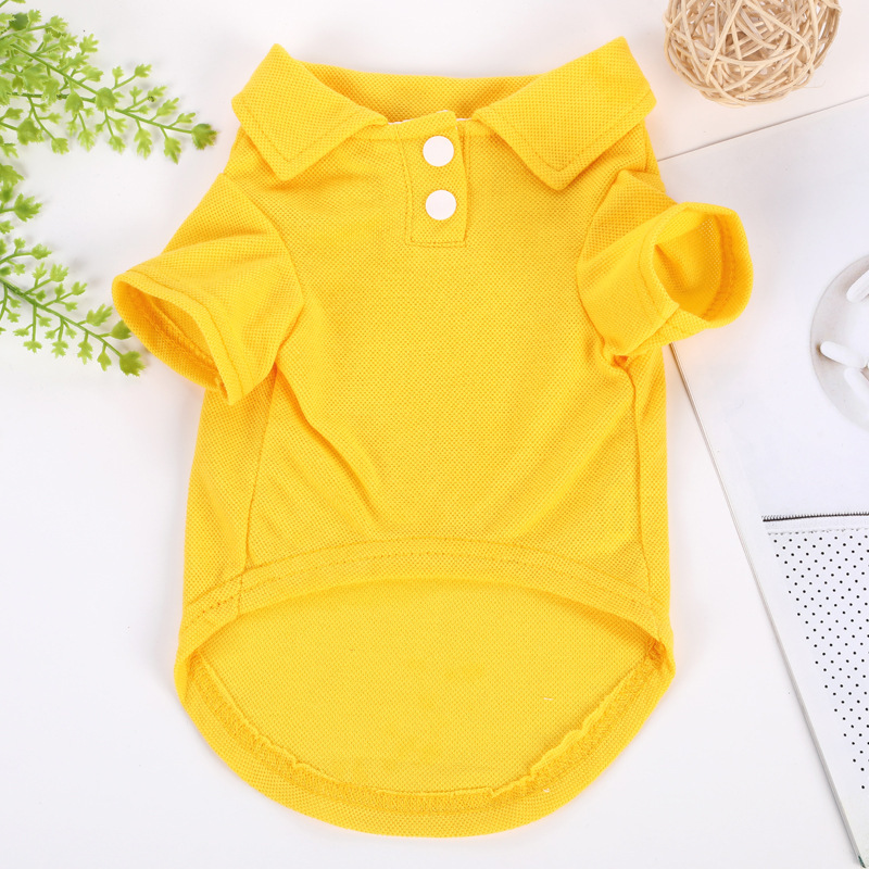 T宠物衣服狗猫衣服休闲猫狗宠物短袖新款POLO衬衫小狗t恤宠物衣服