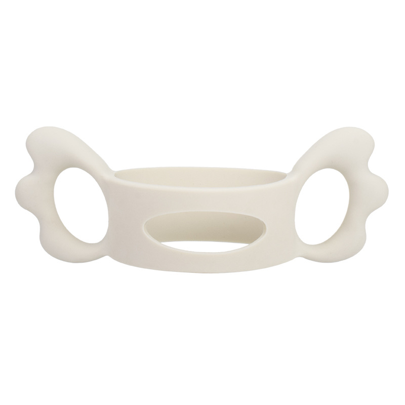 Wide-bore square baby bottle hagen handle silicone holloway angel handshake armrest baby bottle accessory Hogan handle Item Picture