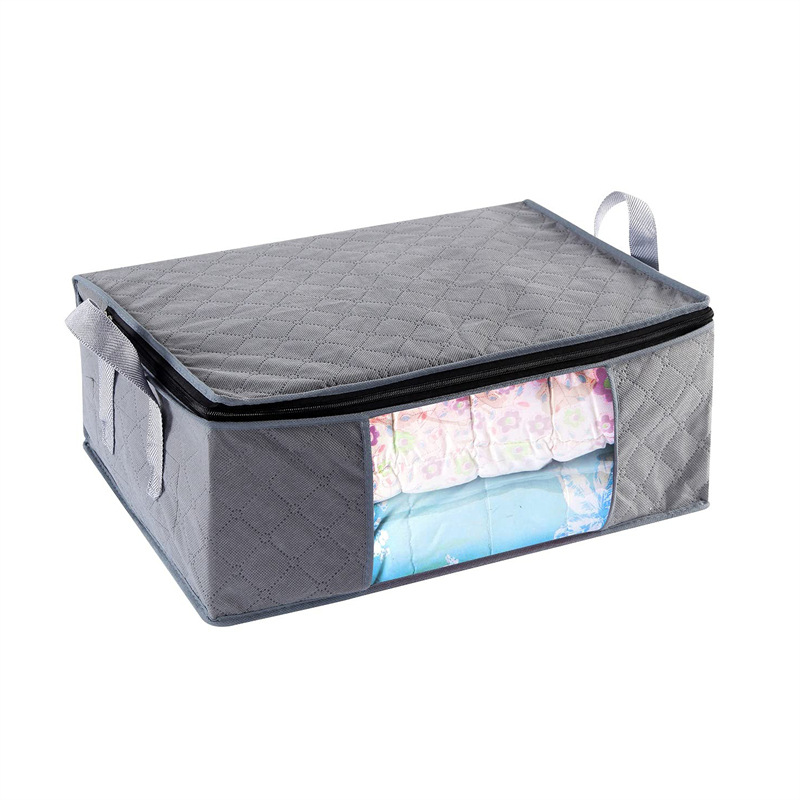 Non-Woven Wardrobe Storage Bag Amazon Sweater Clothes Storage Bag Collapsible Dust Storage Bag Wholesale details Picture