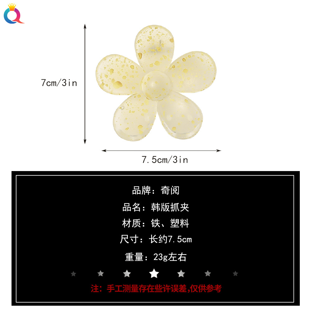 Qiyue Spring and Summer candy-colored hair clips, sweet flower hair clips, wholesale fresh hair clips, hair clamps, hair accessories pic 34