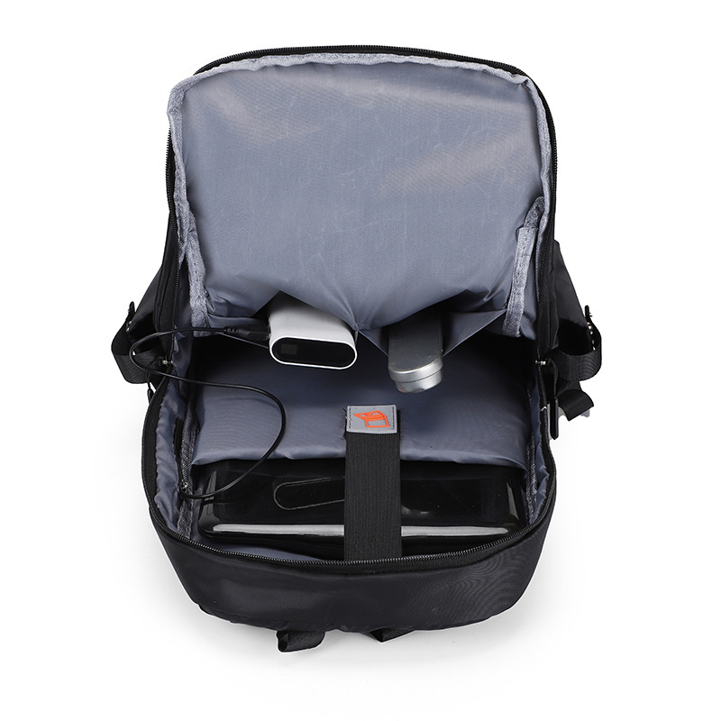 Cross-border business backpacks, men's backpacks, multi-functional computer bags with LOGO printing, outdoor travel bags, student schoolbags Application Scenario