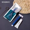 Complete processing of disposable toiletries for star-rated hotels and homestays, high-end hotel disposable toothbrush and toothpaste sets details Picture