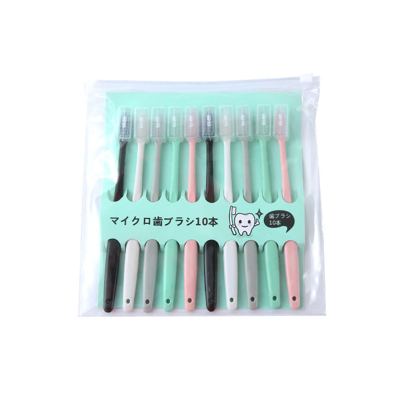 Wholesale disposable household ice cream toothbrushes for guests, adult fine and soft bristle toothbrushes, suitable for both boys and girls, soft Item Picture