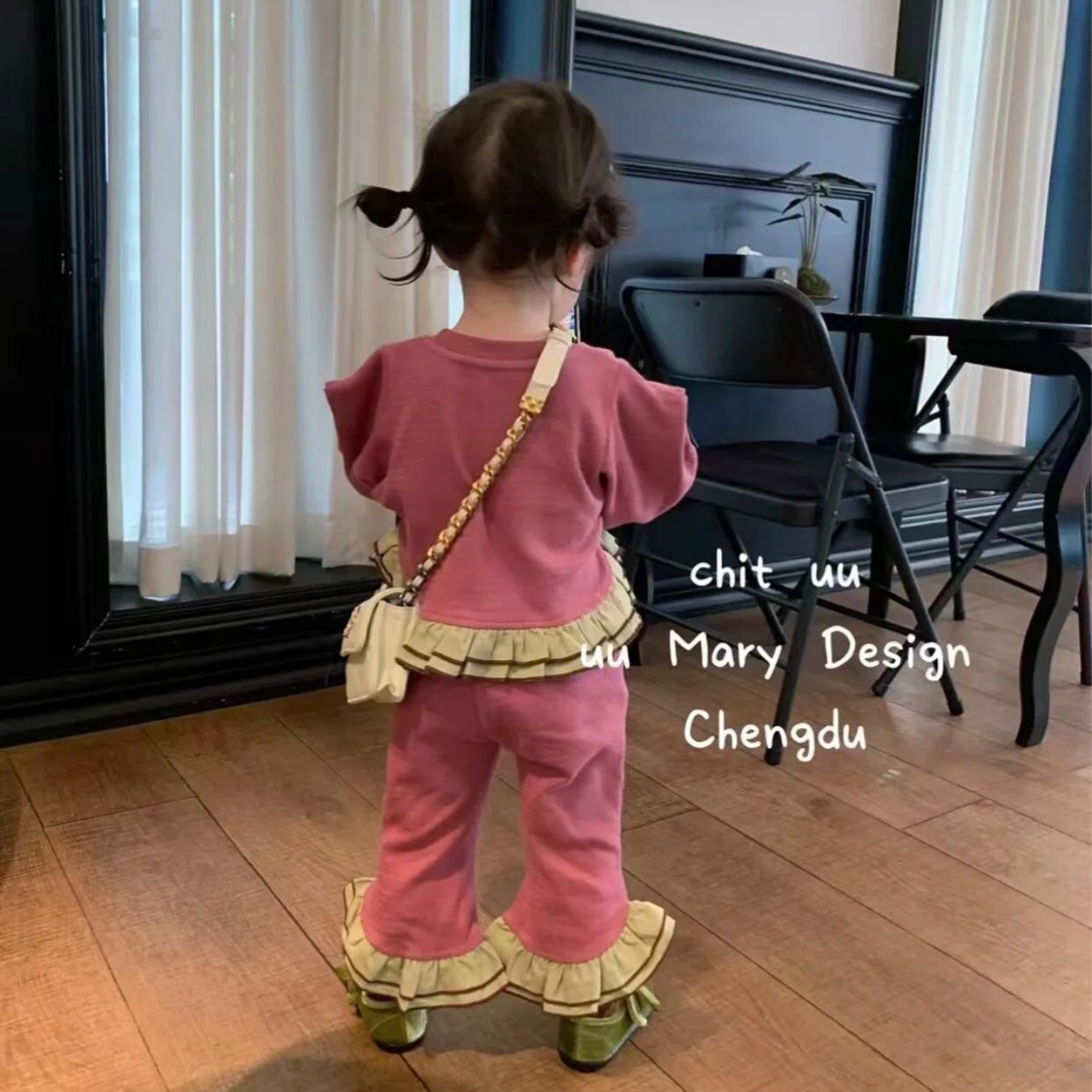 2022 Autumn New Girls' Set for Small and Medium-sized Children and baby Girls, two-piece set, Stylish Children's set Application Scenario