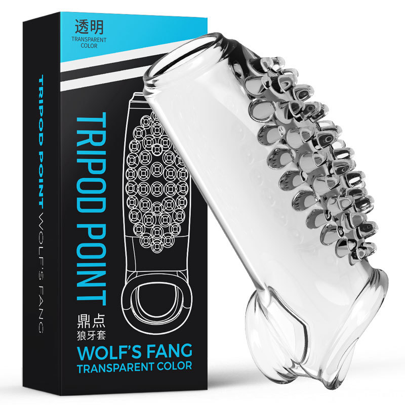 New wolf-tooth braces stimulate the G-spot, thicken the locking precision ring, thickening product for large-sized men details Picture
