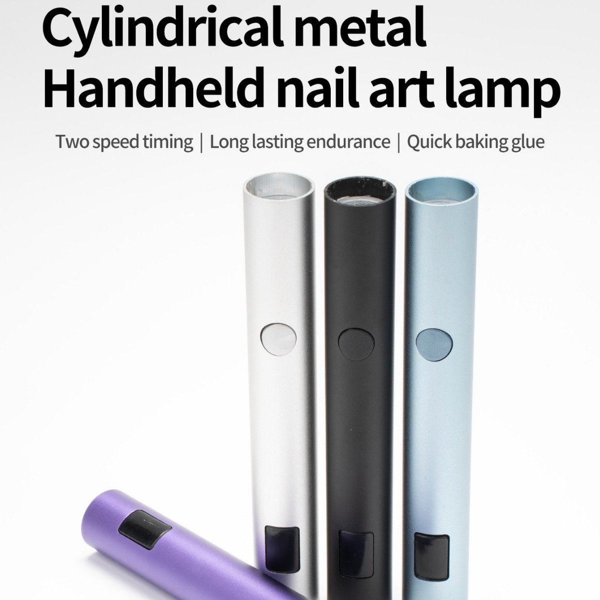 跨境美甲一字蓄电迷你光疗灯甲片手持便携烤灯速干