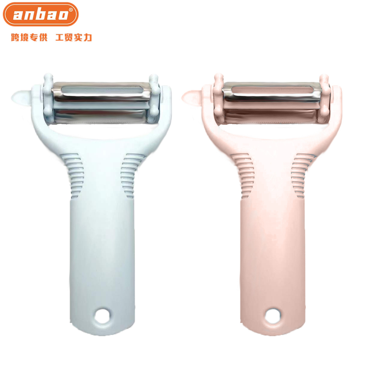 Stainless steel fruit peeler, household kitchen peeler, household kitchen tools, plastic handle, apple and melon peeler