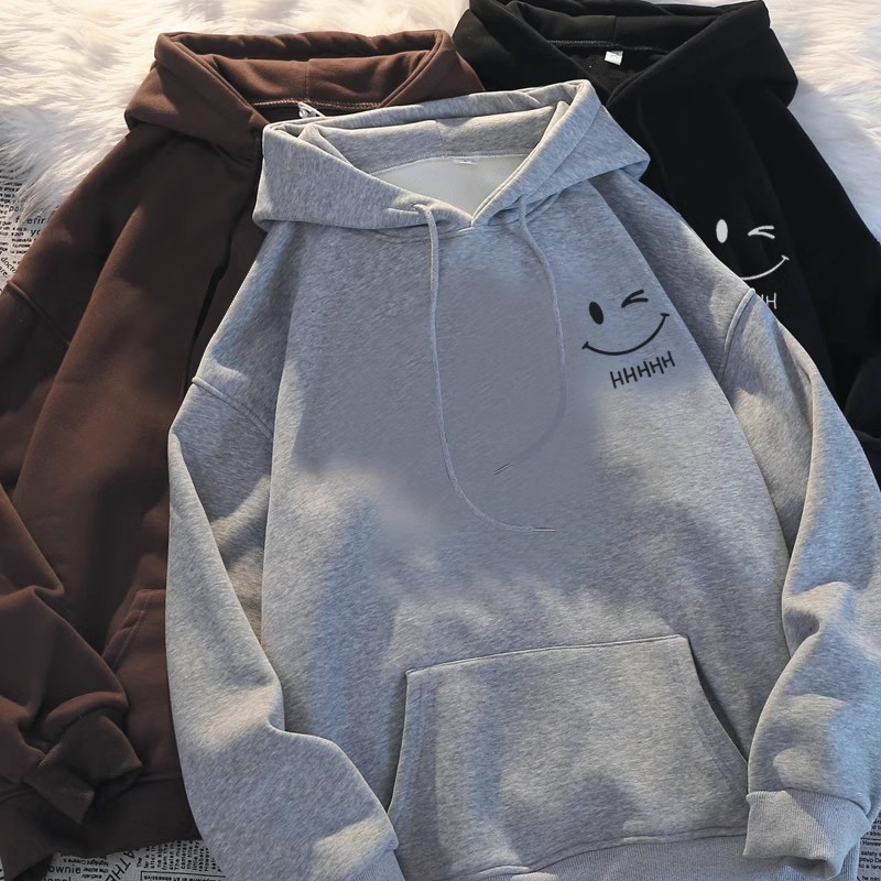 In-stock cross-border Malaysia 2025 Spring, Autumn and winter new fleece hooded sweatshirts for men and women couple coats Application Scenario
