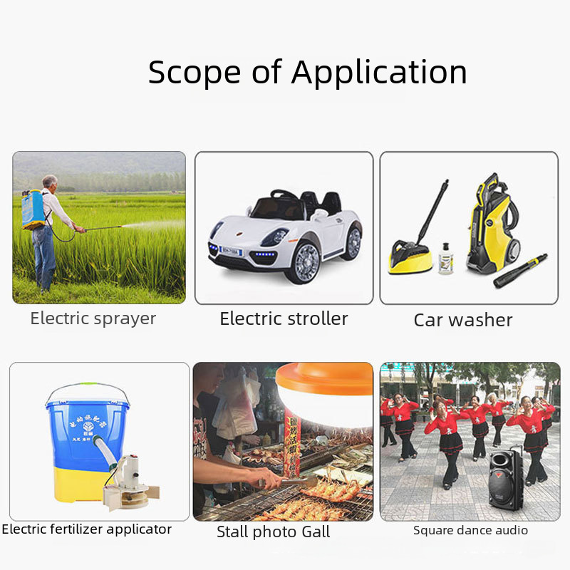 Sprayer Agricultural Lithium Battery Electric 20 Liters Children's Car Stall Lighting 12V Original Energy Storage Large Capacity Battery details Picture