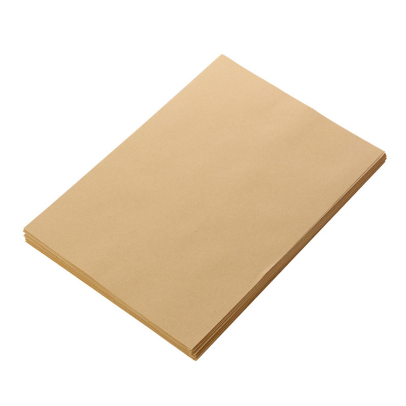 A4 kraft paper, thickened hard card paper made of virgin wood pulp, A3 cover paper, 4K, 8K hand-made kraft paper for drawing, and cover paper Specification image