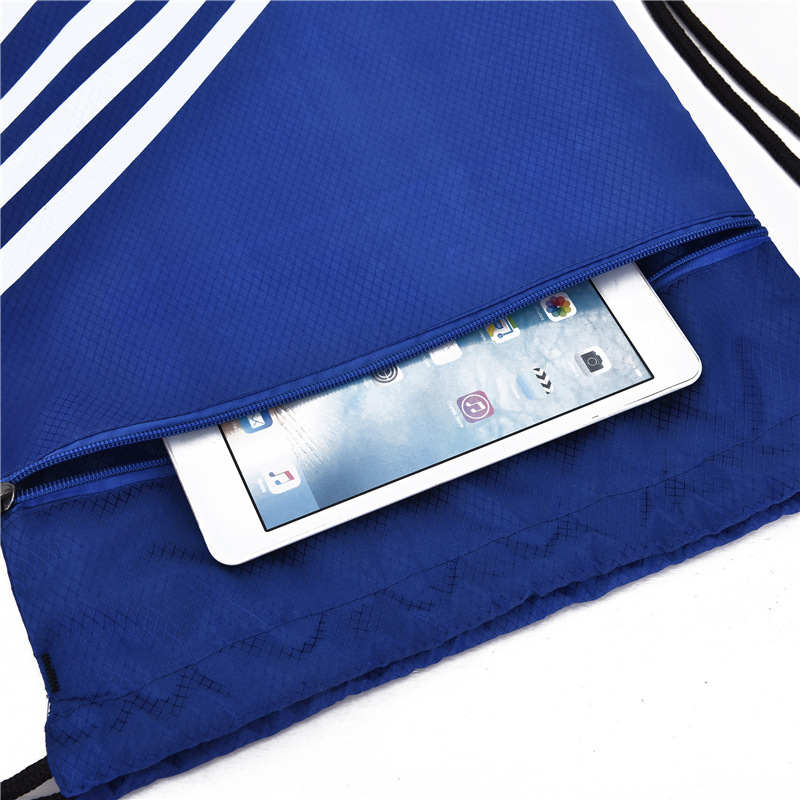 Oxford Cloth Shoulder Drawstring Bag Advertising Marathon Event Foldable Large Capacity Exercise Training Fitness Bag Specification drawing