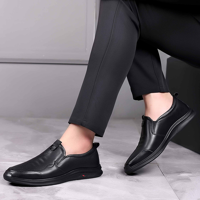 男式正装单鞋实物图