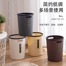 日式家用手提垃圾桶大号带压圈厨房客厅卫生间办公室纸篓厂家批发