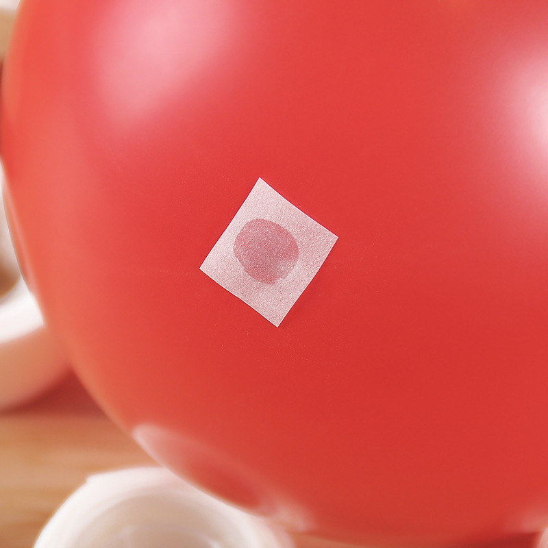 Transparent double-sided tape with dot pellets