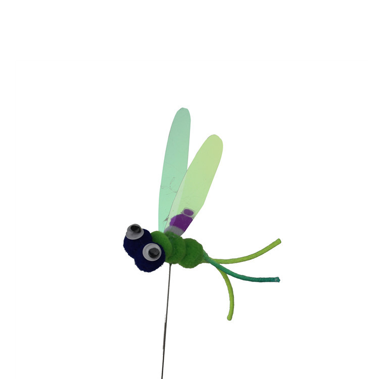 Cat teaser, wire cartoon bee bell, cat toys, pet supplies, interactive biting, in stock, sufficient for cross-border sales Specification image