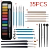 30/31/40/52 pieces of stone carving laser knife, clay art knife, diy clay tools Specification image