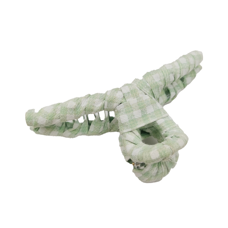 Qiwei Accessories Exclusive Qiwei Accessories Exclusive Qiwei Accessories Cross-border Hair Accessories checkered gripper Cute gripper paired with anime decoration women's headwear and hair accessories details Picture