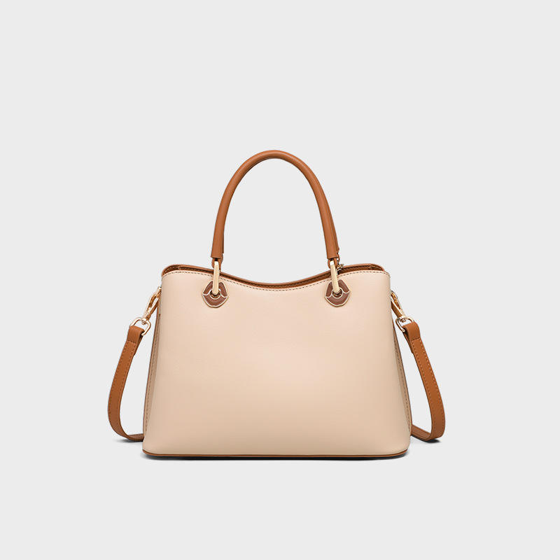This is a new 2025 Mother's Day gift, a stylish handbag with a crossbody style for birthdays. It's a high-end leather mom bag for middle-aged people Application Scenario