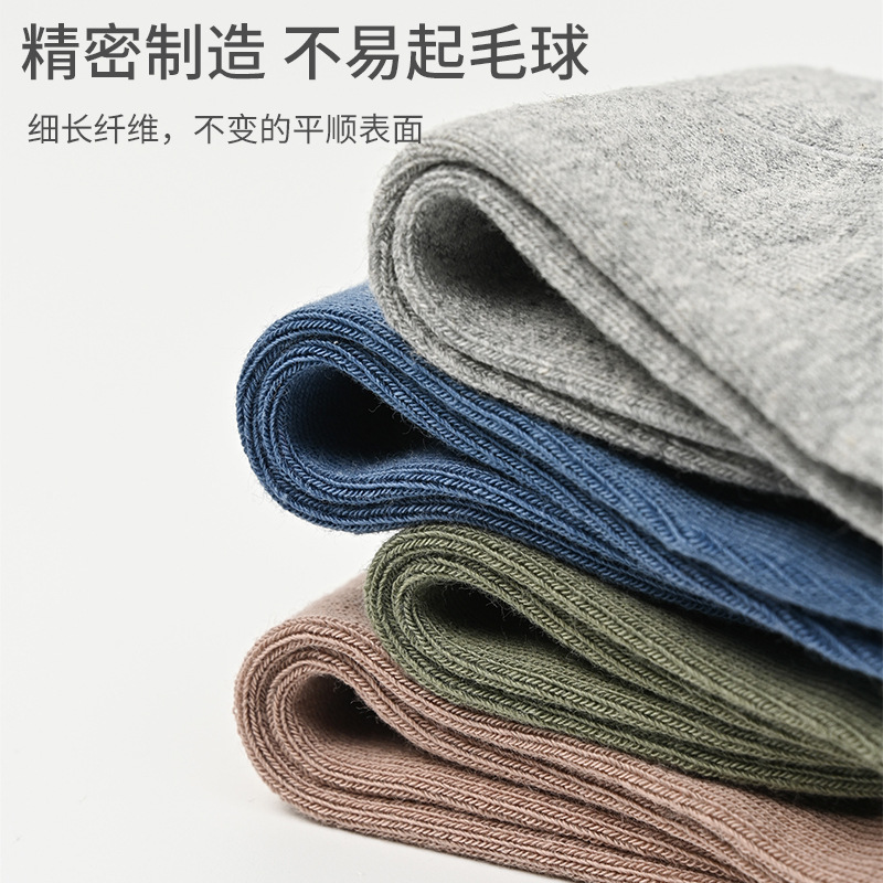 Socks Men's Summer Socks Deodorant, Sweat Absorption And Antibacterial Solid Color Cotton Thin Breathable Boys' Short Socks Men's Boat Socks Specification drawing