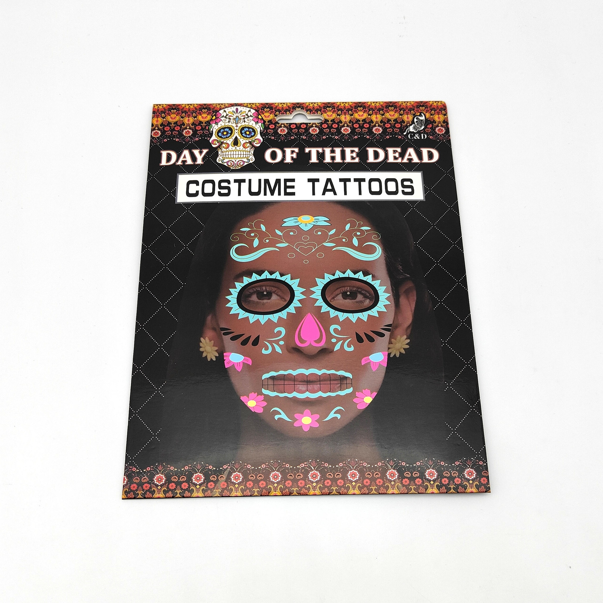 Halloween and Ghost Festival face sticker, one-time water transfer tattoo, festival face sticker, fun and prank Item Picture