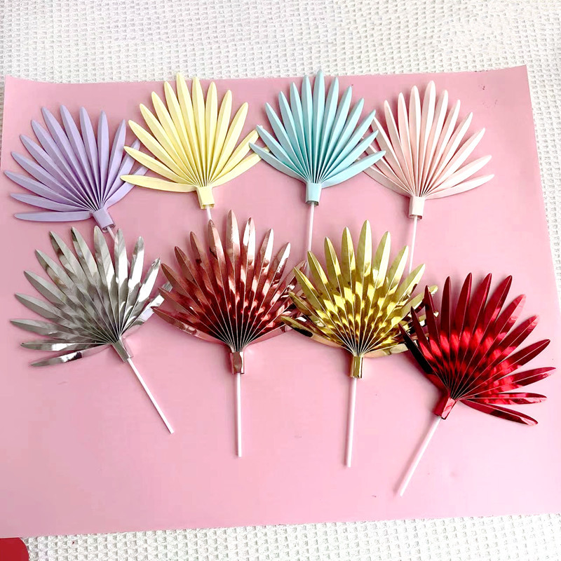 跨境ins风/叶子纸质烘焙产品图