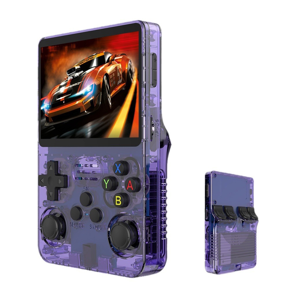 R36S掌机/游戏机/游戏机掌机/psp/掌机白底实物图