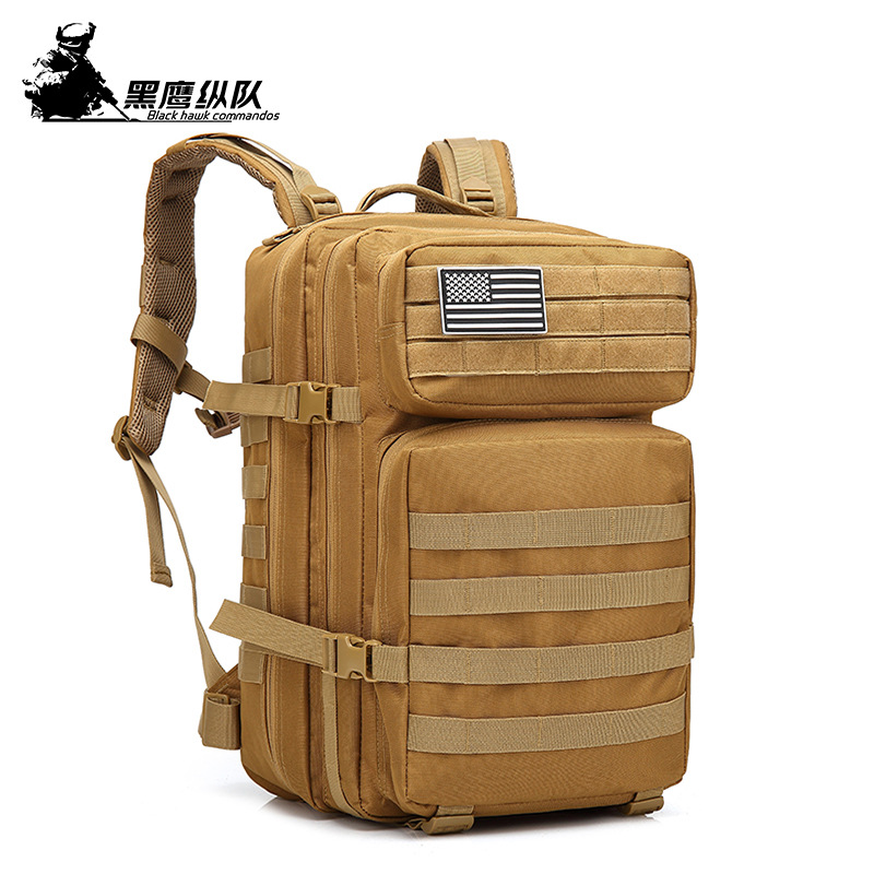 Cross-Border Men's Large Capacity Camping Army Attack Pack Mountaineering Travel Camouflage Outdoor Tactical Backpack Item Picture