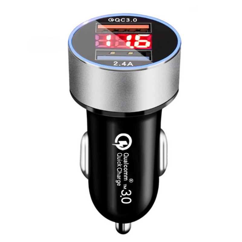 أظهر العدد السريع من طراز QC3.0 محول طاقة من طراز USB من طراز 5V2.4A محول طاقة من طراز 18W في مركبة شحن ذات شغلتين Application Scenario