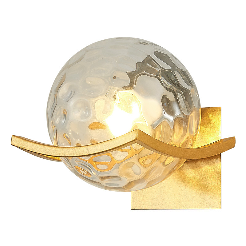 New simple and modern led glass wall lamps for living room background walls, corridors, passageways, foyer, bedrooms, and wooden bedside lamps Item Picture