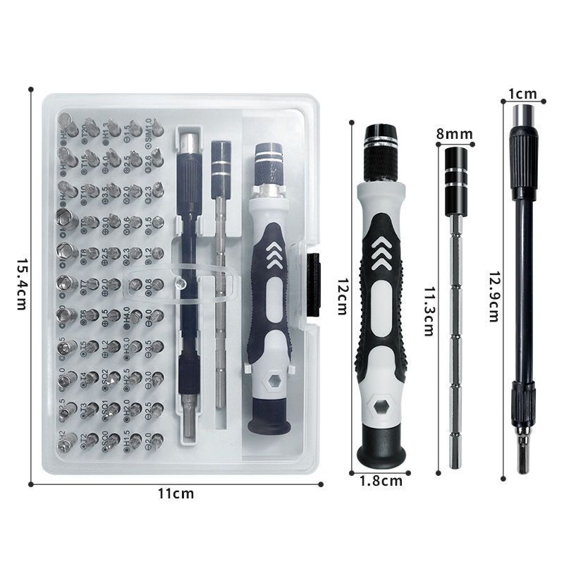 58-in-1 screwdriver set, a variety of household multi-functional screwdriver sets, precision tools for household disassembly and maintenance details Picture