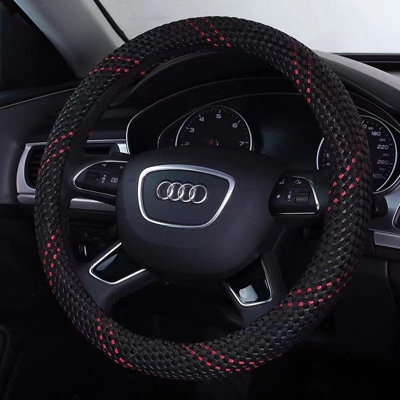 方向盘汽车把套/方向盘套/方向盘套男女夏天潮牌/车把套男女冬季时尚/宝马方向盘细节图