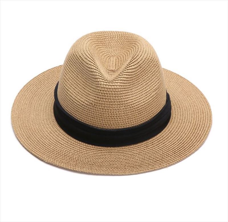 Big Head Girth Panama Straw Hat Summer Travel Sun Block Hat Beach Beach Visor Large Size Men's Sun Hat Tide