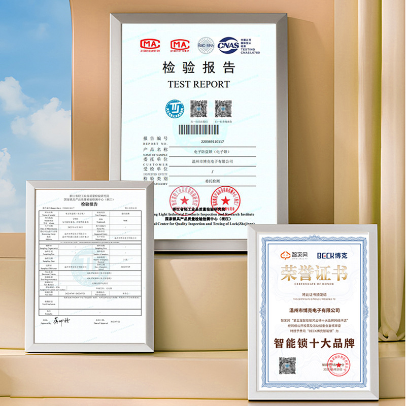 Beck Bock Automatic 3D Face Recognition Fingerprint Lock Cat Eye Visual Smart Lock Home Code Lock K7 Series Application Scenario