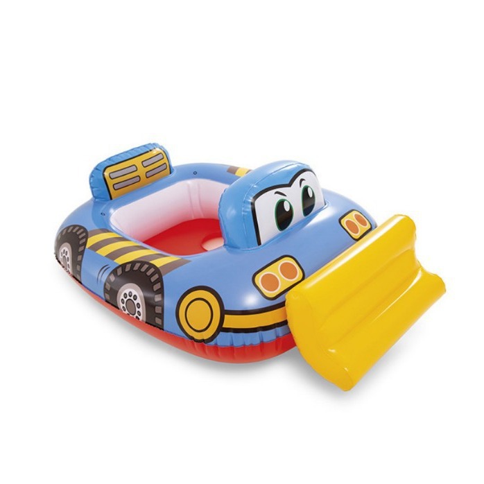 Three popular cartoon designs of genuine INTEX 59586 children's swimming rings and baby inflatable float rings from the United States are on sale Specification image