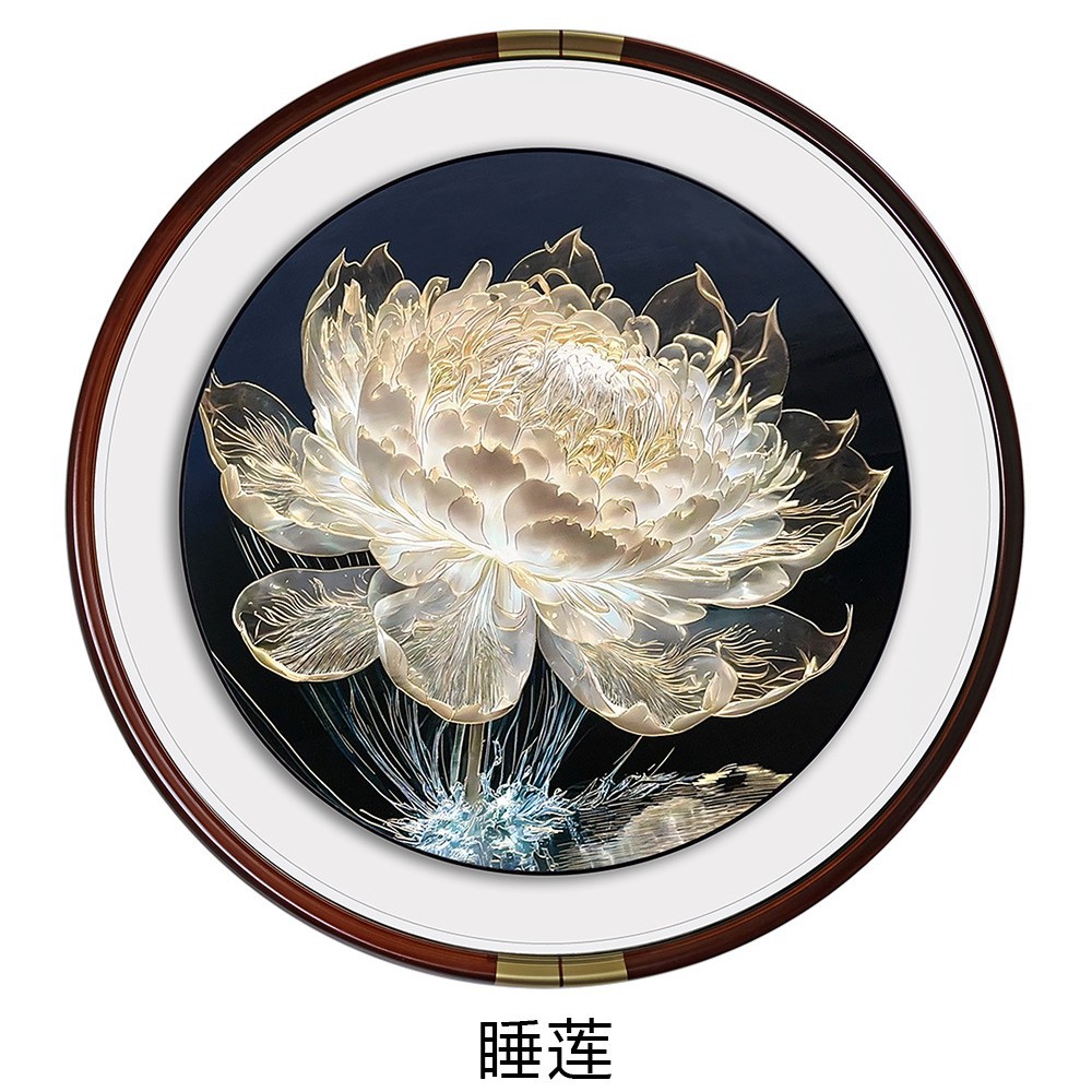 穆斯林壁画/铁艺/挂画/珐琅/按数字油画白底实物图