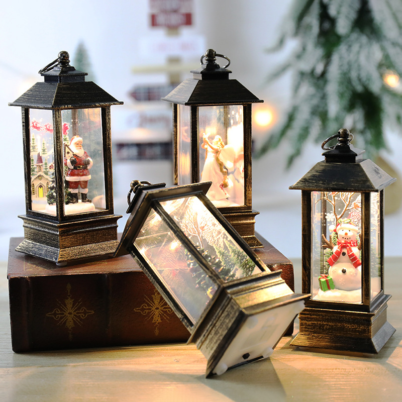 Christmas Wind Lights Crystal Lights Santa Lights Christmas Party Decorations Christmas Display Christmas Gifts Application Scenario