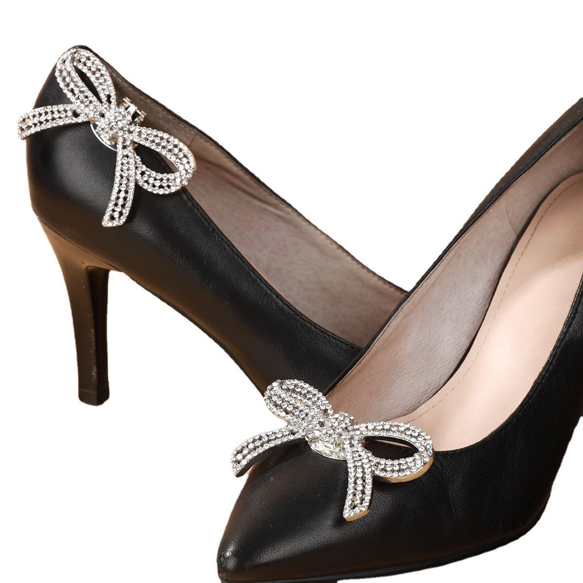 Detachable Rhinestones Flowery Clasp Upper Accessories Toe Accessories High Heels Sandals Accessories Metal Decorative Clasp details Picture